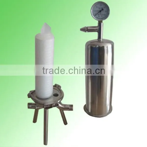 SS304 SS316 cartridge filter housing/beer wine precision filter housing/sediment filter housing