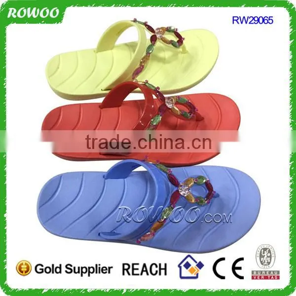 flip flops eva women flip-fllops,rhinestone pin flip flops for south africa