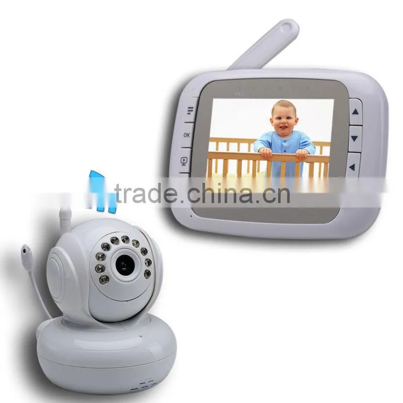 3.5 Camera Digital Night Vision Pan Tilt PTZ Zoom Video Wireless Baby Monitor
