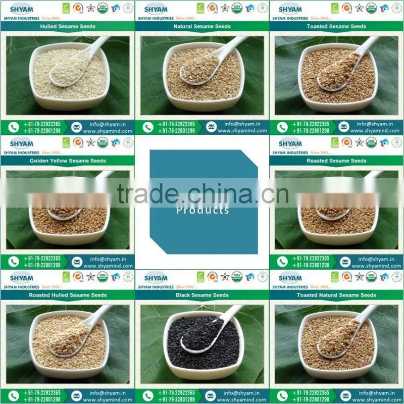 Leading Manufacturer and Exporter of Toasted Natural Sesame Seeds