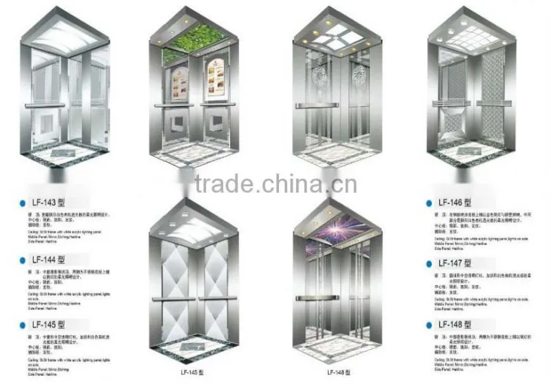 XY Elevator Silvery Etching Complete Cabin