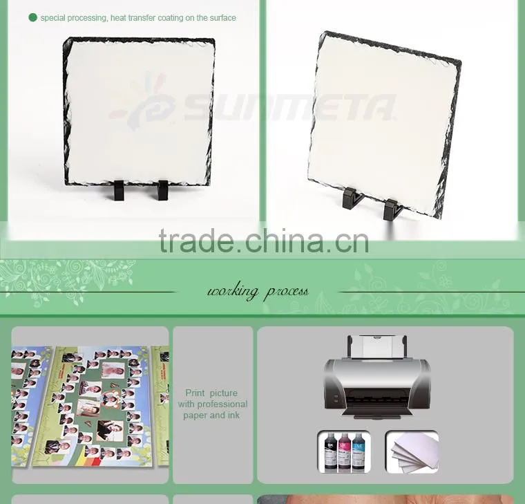 Sunmeta factory directly 3D sublimation blank rock photo SH19 15*15CM