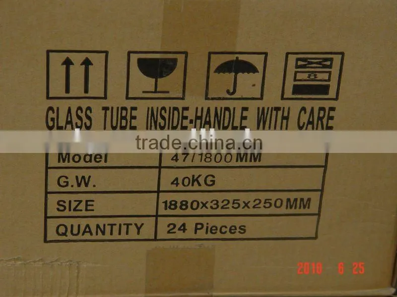 three-tarfet magnetron all-glass Solar Collector Tube