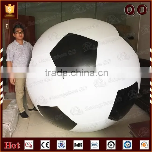 Fashionable design customized giant football inflatable helium soccer ball