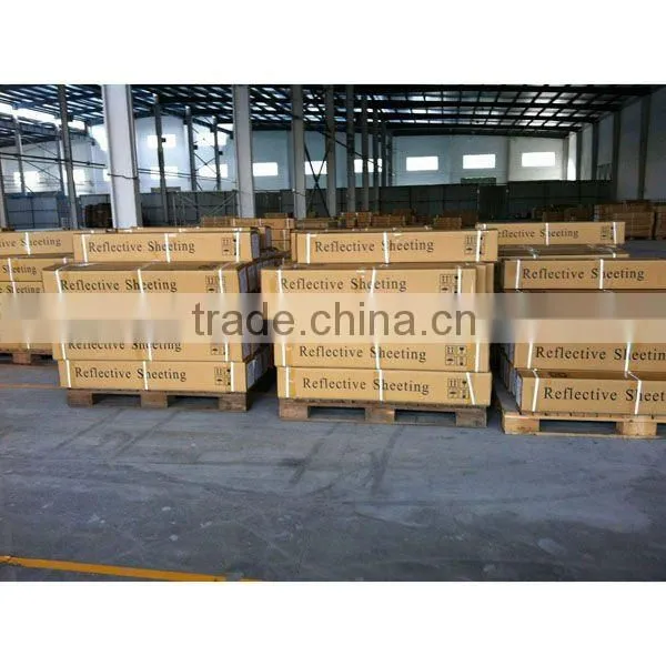 Tearable & printable High Intensity Grade reflective film ten years warranty (imported surface film),solar reflective film