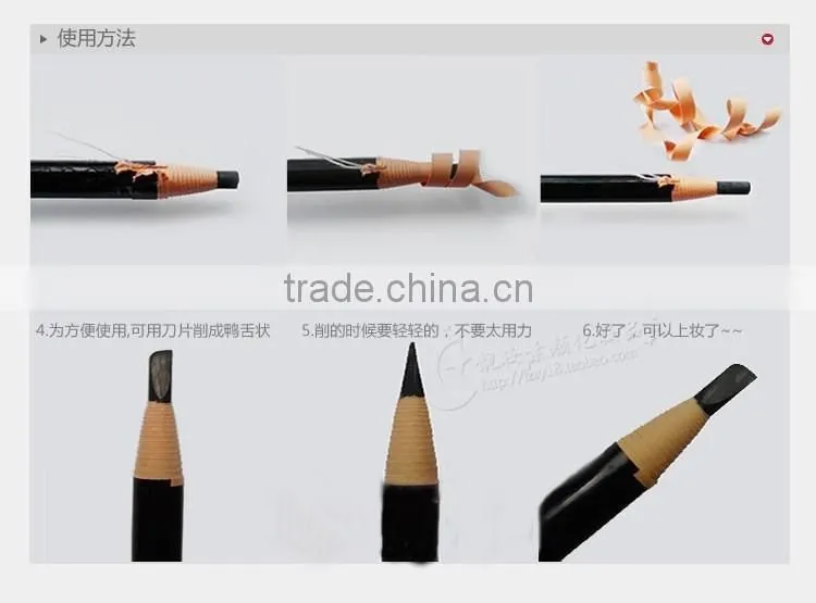 5 Colors High Quality Soft Crayon Waterproof Eyebrow Eyeliner Pencil Fashion Women Beauty Makeup Eyebrow Enhancer