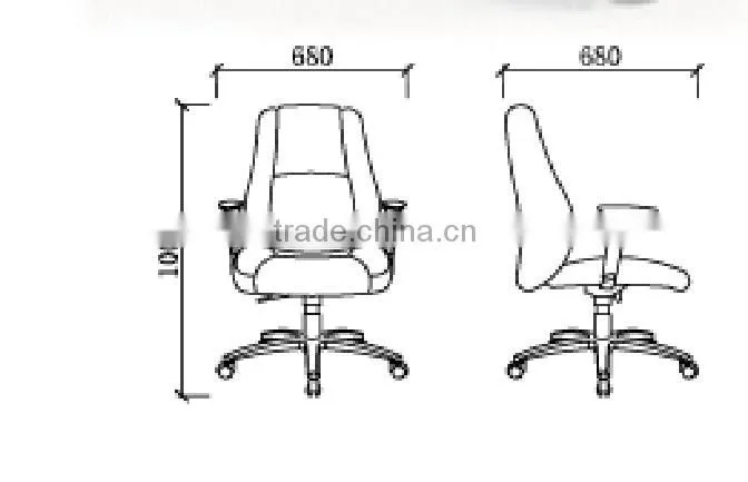 Office factory hot sell design swivel executive modern leather office chair GZH-CK0012