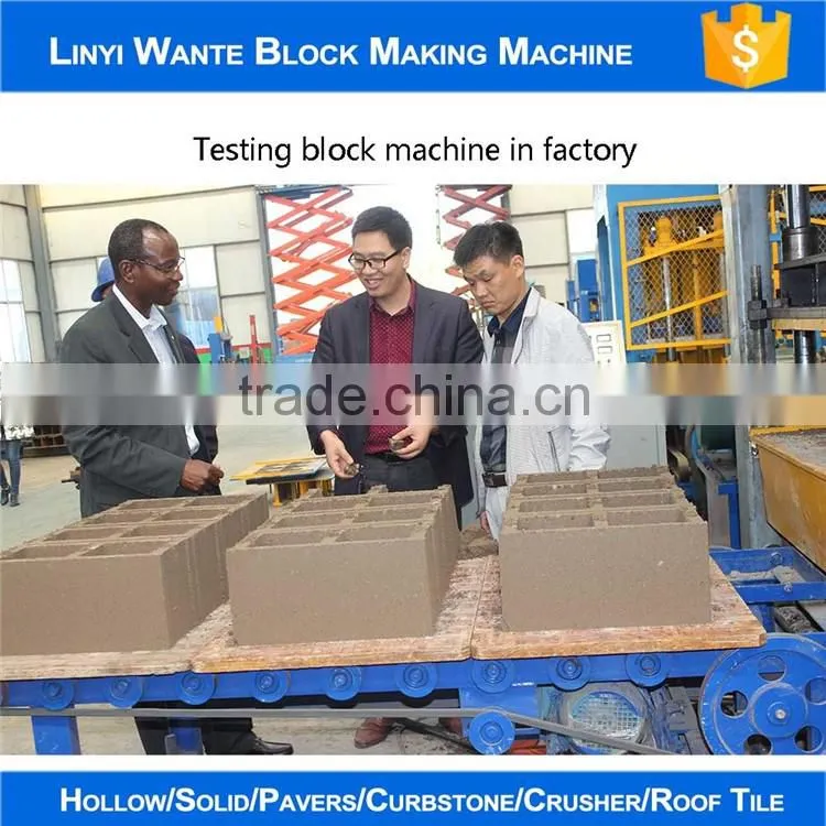 QT6-15 Hydraulic Press Cement Block Machinery