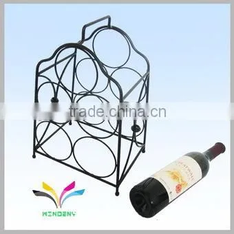 Good quality metal 2 tire bottle floor standing wine rack