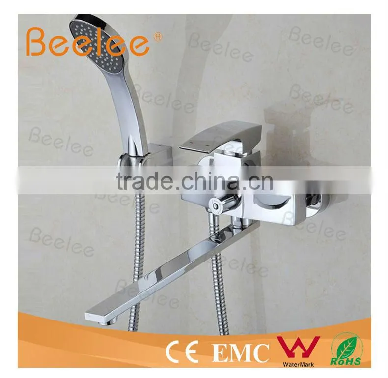 Wall Mounted Bathroom Shower Dual Handles Bathroom Faucet,Tap Faucets