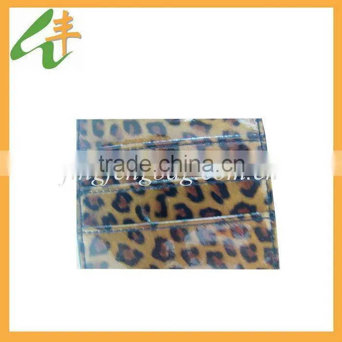 2015 beautiful ladies leather business wallet wholesale cheap price