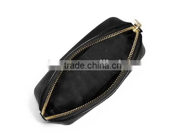 factory provide custom PU leather beautiful cosmetic bag
