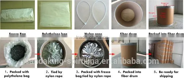 Natural spirulina tablets with high protein