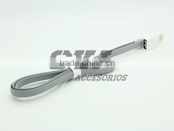 2 in 1 led light micro usb data cable for mobile phone