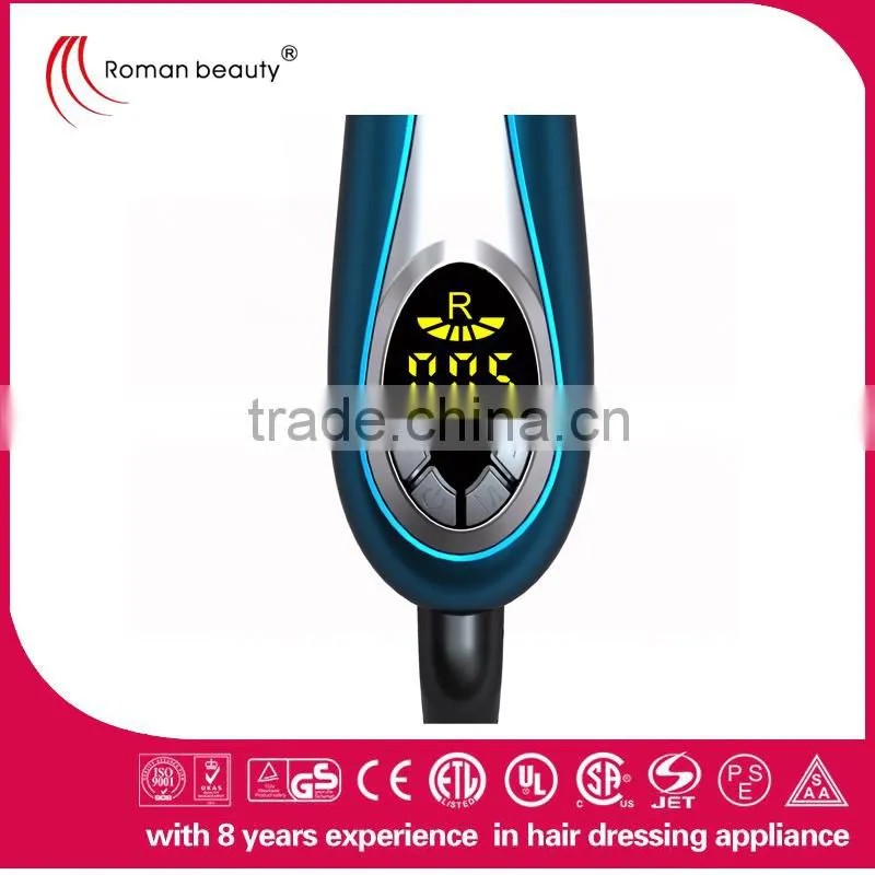 PROFESSIONAL ARGON LCD AUTOMATIC ROTATING HAIR CURLER