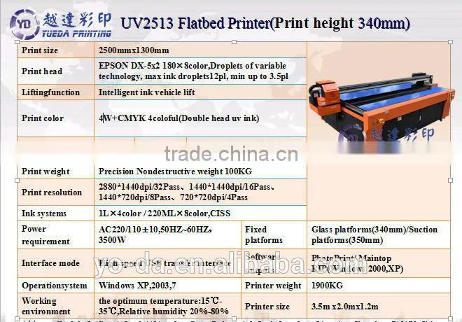 the choicest machine! the digital flatbed inkjet printer for MFC board with DX5 printhead