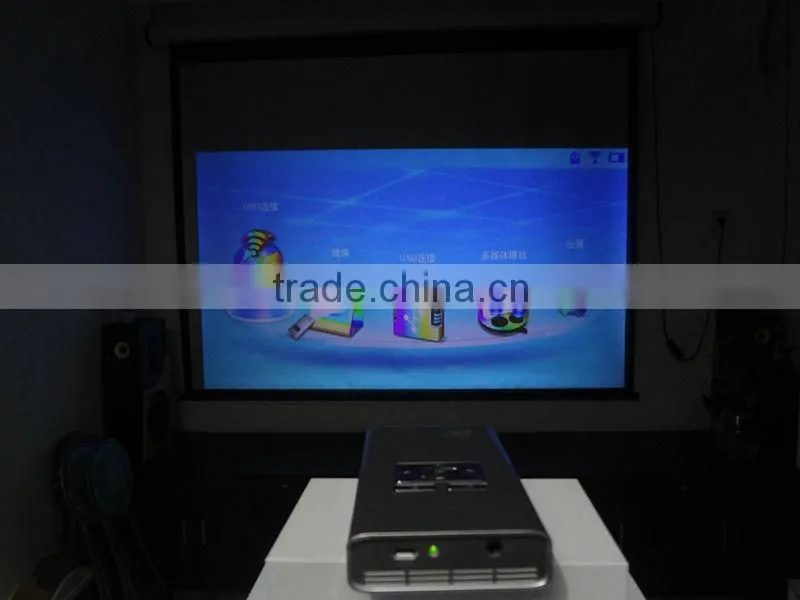 80lumen mini projector / dlp projector / WIFI projector / pico projector (SMP7037)