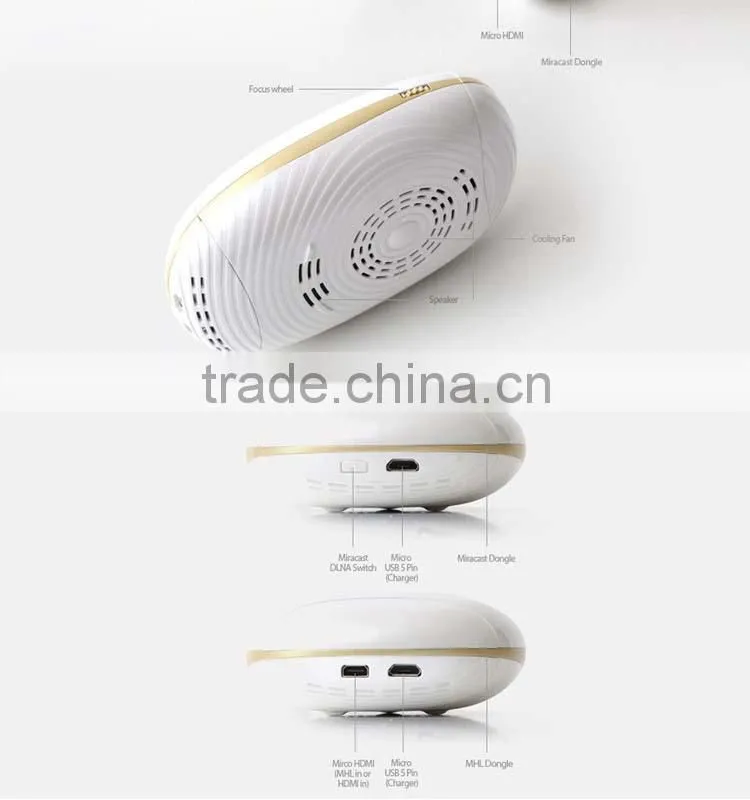 newest pico projector with DLNA / Miracast / HDMI (SMP7049)