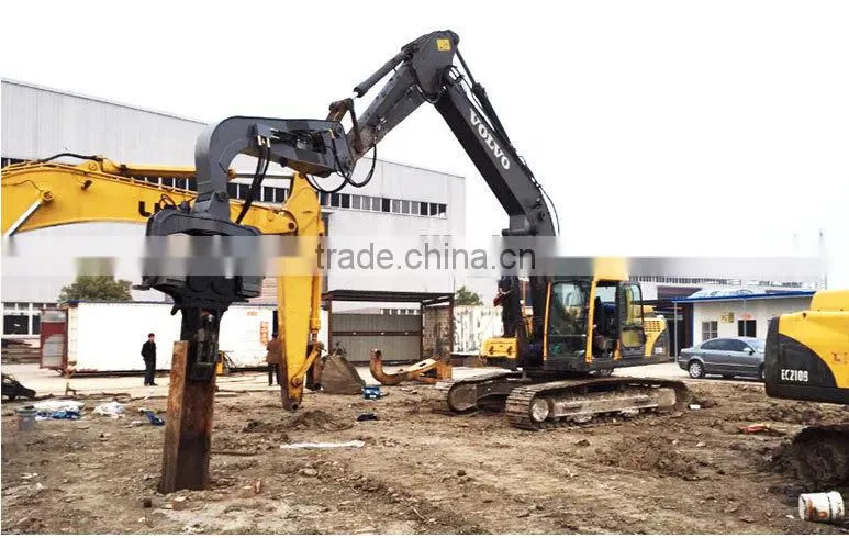 Hydraulic vibratory pile driver hammer for driving sheet piles