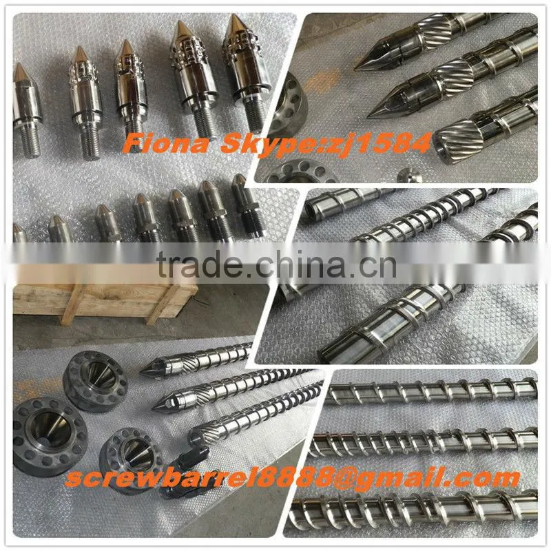 nitriding plastic injection molding machine screw barrel for haitian PVC