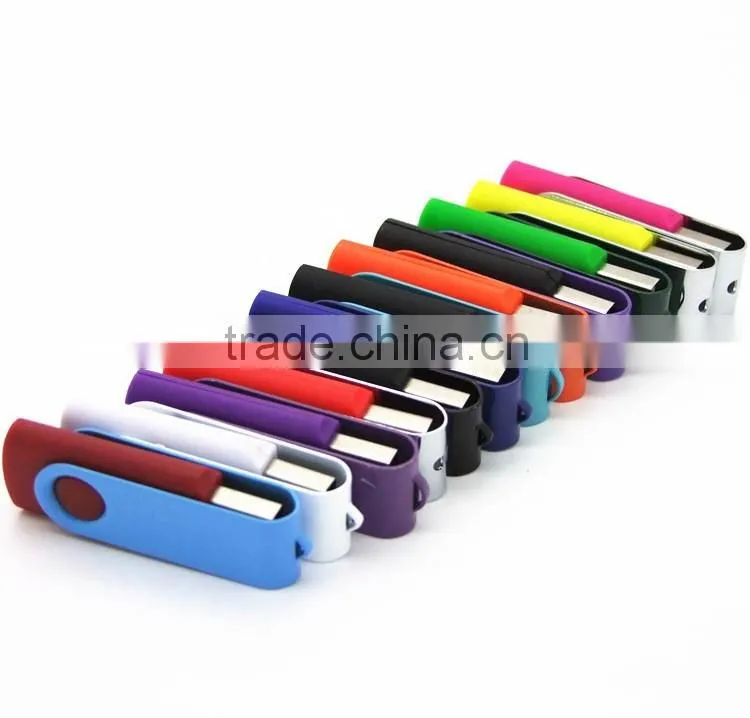 Colorful promotional gift item custom branded logo 4GB, 8GB, 16GB twister usb flash drive with gift box package