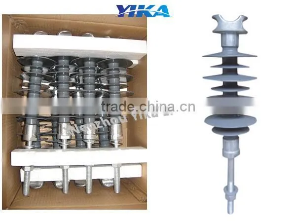 Wenzhou Yika IEC 24KV Silicon Pin Insulator Medium Voltage Electric Insulator Supplier