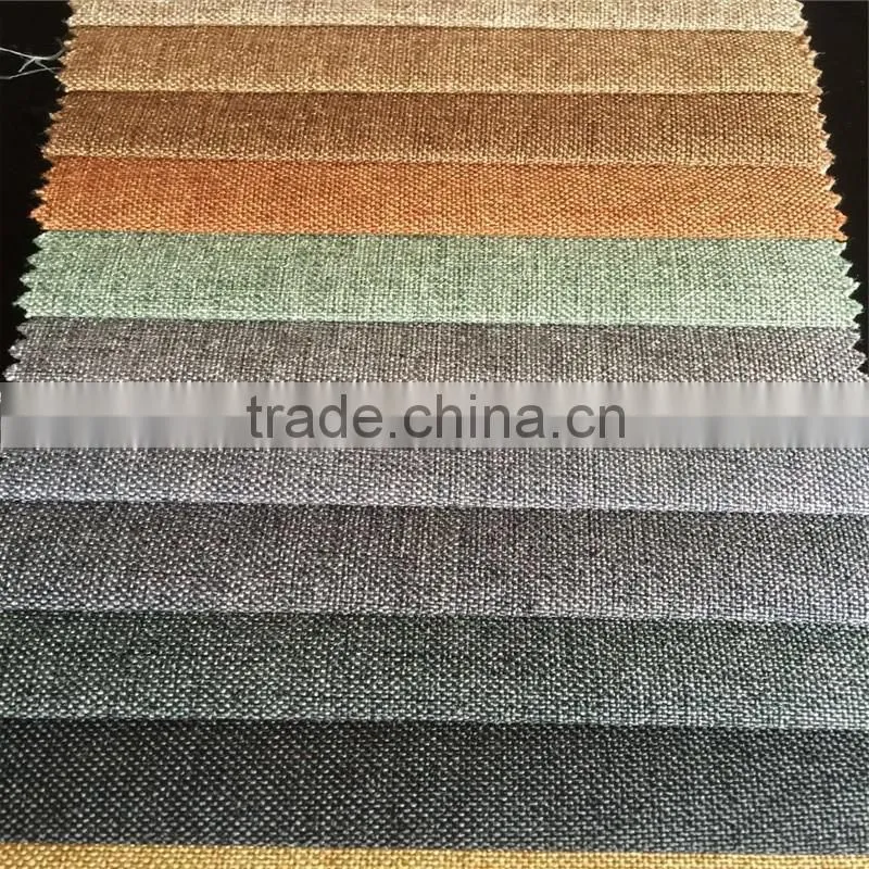 cheap price linen look sofa fabric textile goods