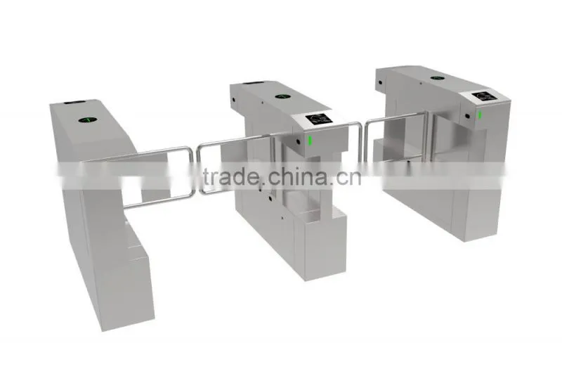 Fashionable Design Electronic Pedestrian Swing Barrier Gate with RFID Reader