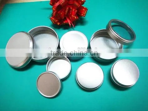 Mini metal jar,aluminum lipbalm packing jar,5g