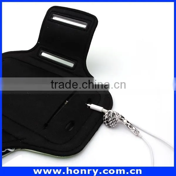 Custom jogging running sports mobile phone arm band led