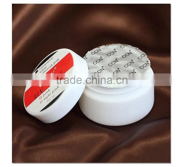Pro CCN quality product factory uv gel nails Clear Pink White Yellowish UV Gel Builder 1Kg Nail Art Tips Design High Quality