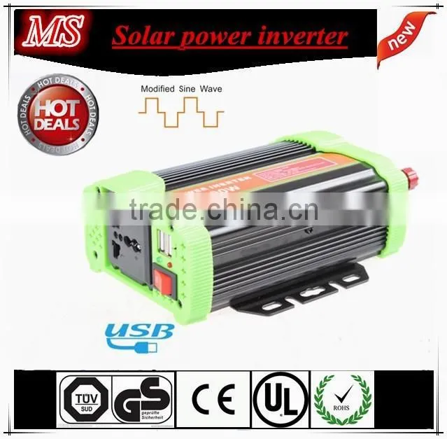 400W auto 12/24v dc to 110-240v ac power inverter on hot sale