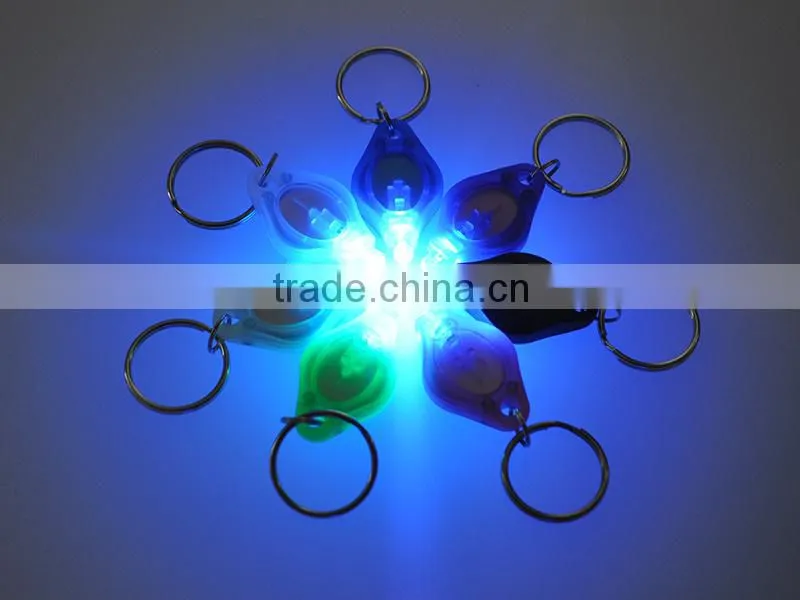 Blue Light LED Keychain Cheap Custom LED Key Chain Manufacturer