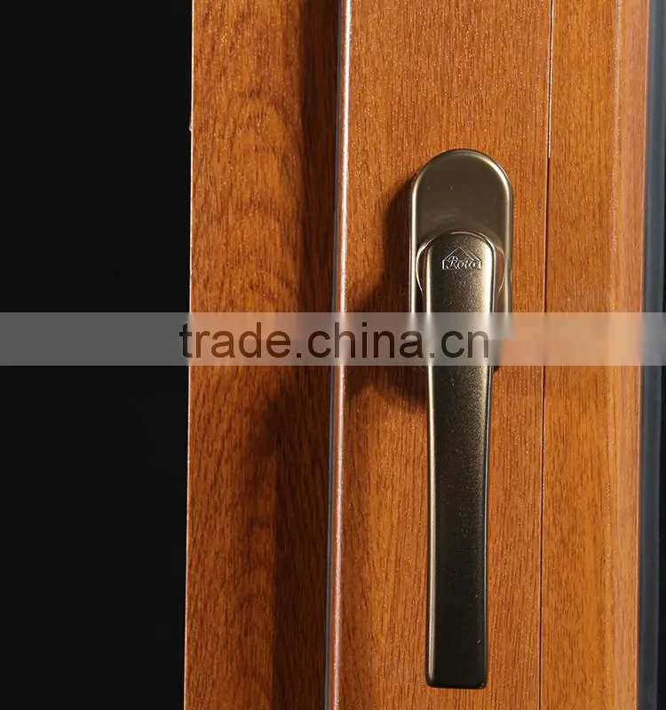 customized high quality upvc profile laminate window and door, upvc window manufacturer