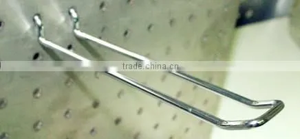 Metal Double Wire Pegboard Hook