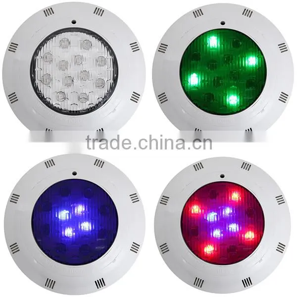 18w/12v colorful waterproof swimming pool led underwater light