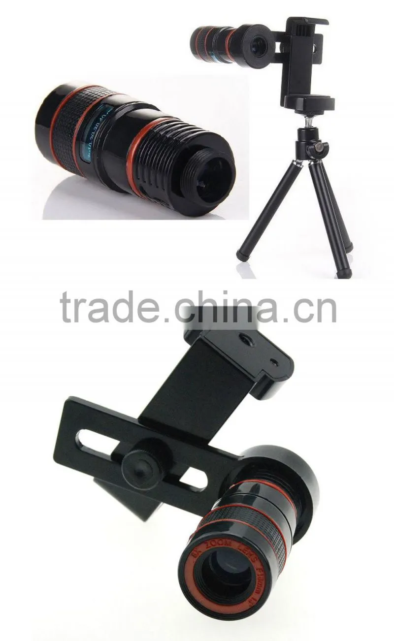 Universal 8x Zoom Telescope Telephoto Camera Lens for Samsung Galaxy Note 4 3 2 S6 S5 S4