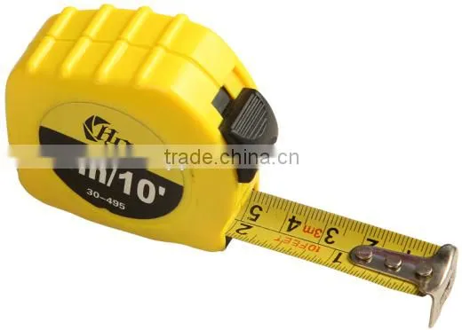 3m/10' Strong magnetic custom steel heavy duty rubber tape measure
