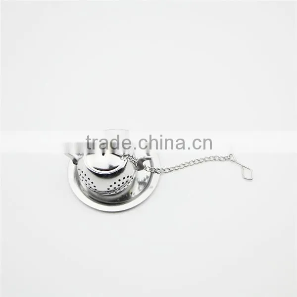 Best quality stainless steel teapot shaped tea strainer
