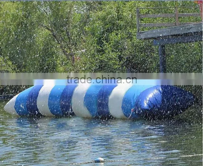 Customized size inflatable water blob jump inflatable water catapult blob for sale