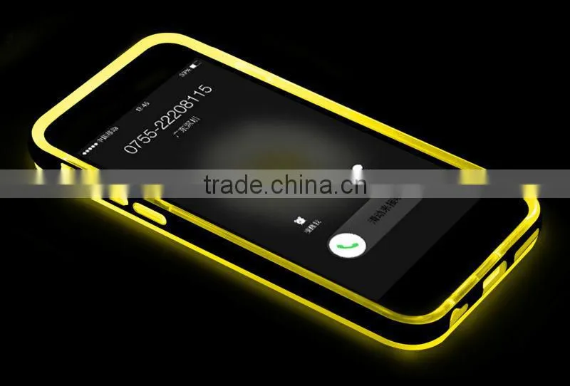 Rock Dazzling Incoming call flash light case for iphone 6