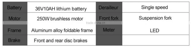 2016 high quality folding bicycle