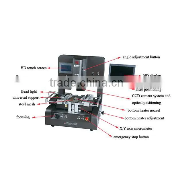 Dinghua optical alignment bga rework machine soldering maching for mobile phone with optical bga reballing kit DH-A5