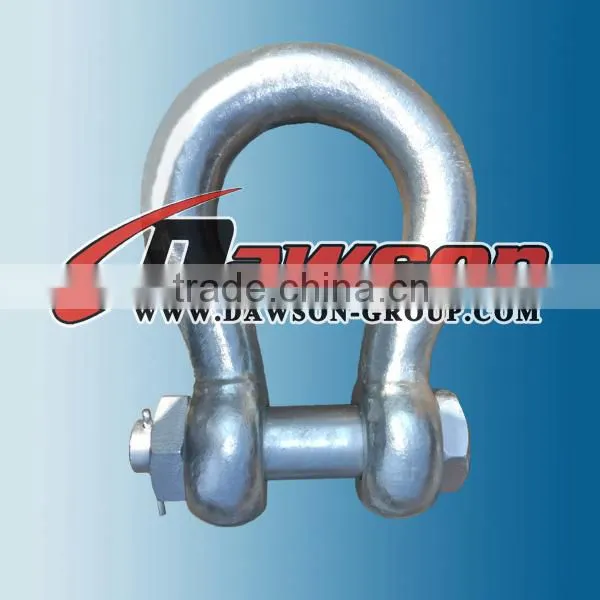 American standard D ring shackle or archery recurve bow shackle with bolts and nuts