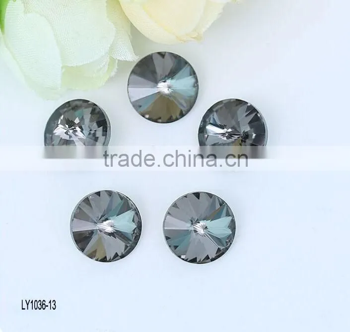 wholesale DIY pointed 6-30mm colorful crystal beads