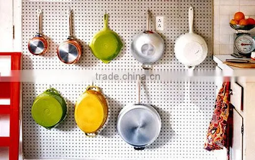 cherry melamined high quality MDF wooden peg board