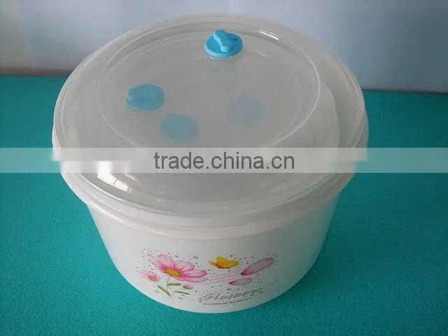 Microwave airtight plastic food storage container
