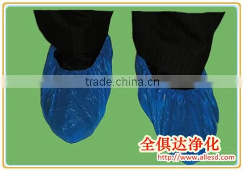 Cleanroom Blue PP Non Woven Disposable Shoe Cover