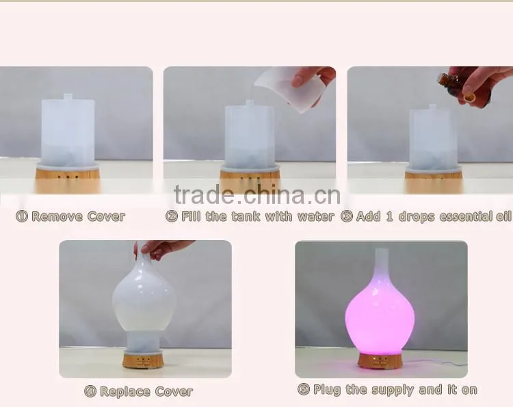 Glass bottle essential oil diffuser aromatherapy oil diffuser