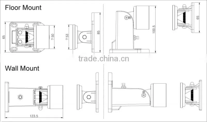 Electromagnetic door holder for Fire door